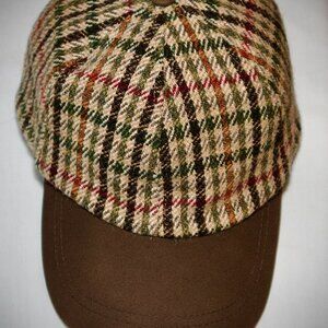 Hatman of Ireland British Tweed Wool Cap